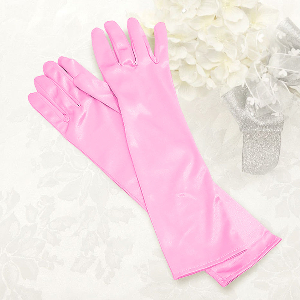 Women Church Gloves BDF-7035 Pink - Church Suits For Less