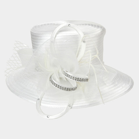 Women Church Hat-2102 White