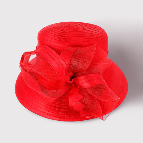 Women Church Hat- 2703 Red