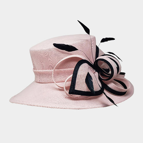 Women Church Hat-432 Pink