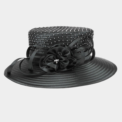 Women Church Hat- H2312 Black