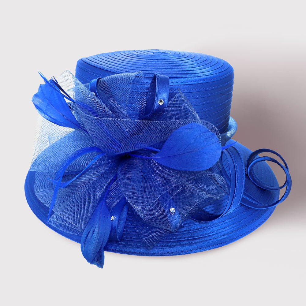 Women Church Hat- H2711 Royal Blue