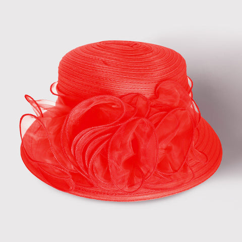 Women Church Hat- H2895 Red