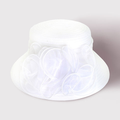 Women Church Hat- H2895 White