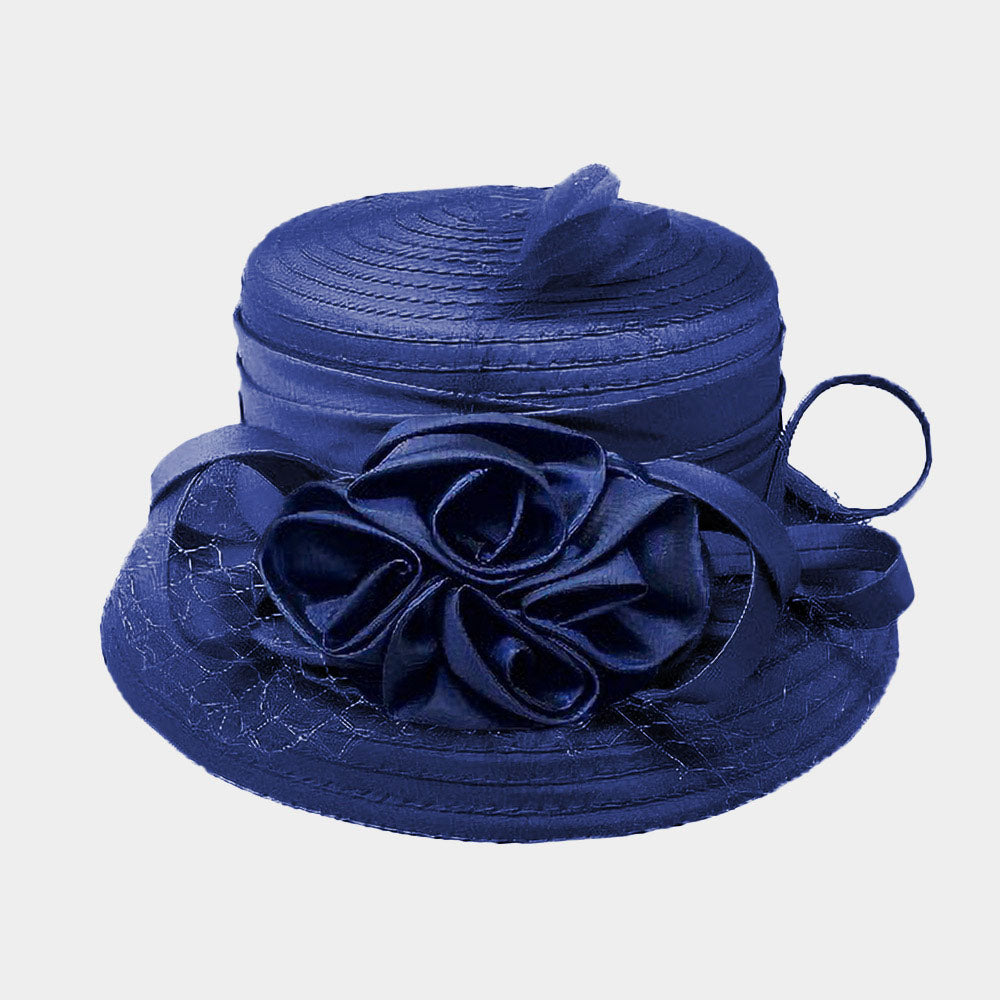 Women Church Hat- H2 Navy
