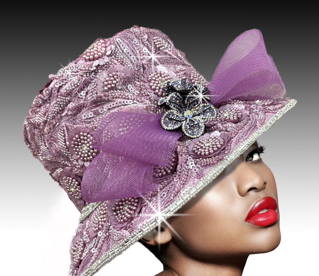 Women Church Hat 3205 Lilac