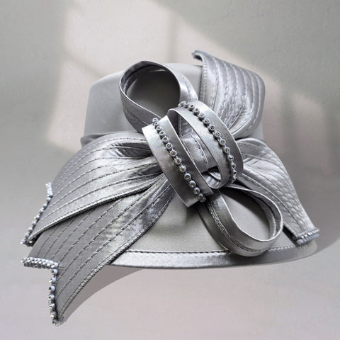 Women Church Hat H101 Gray