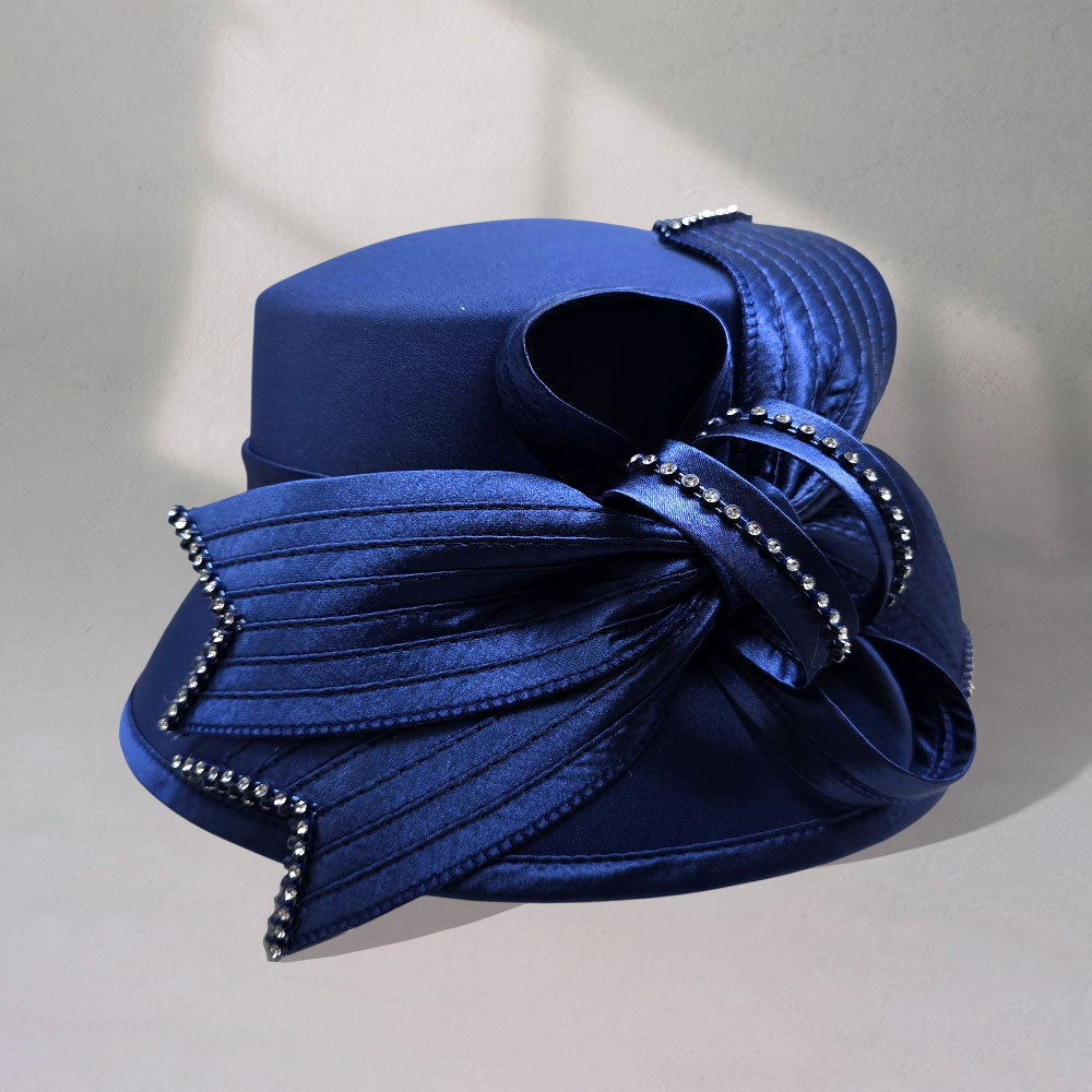 Women Church Hat H101 Royal