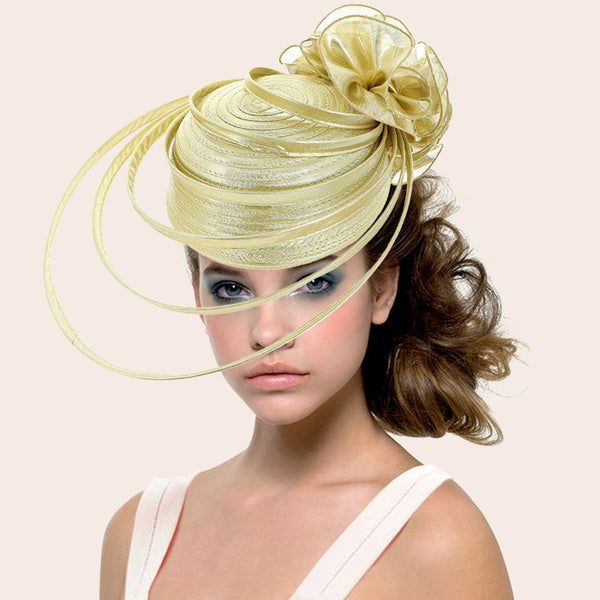 Women Church Hat H2700 Gold