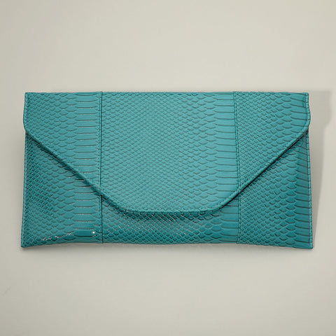Women Crossbody Bag Clutch 7010 Turquoise