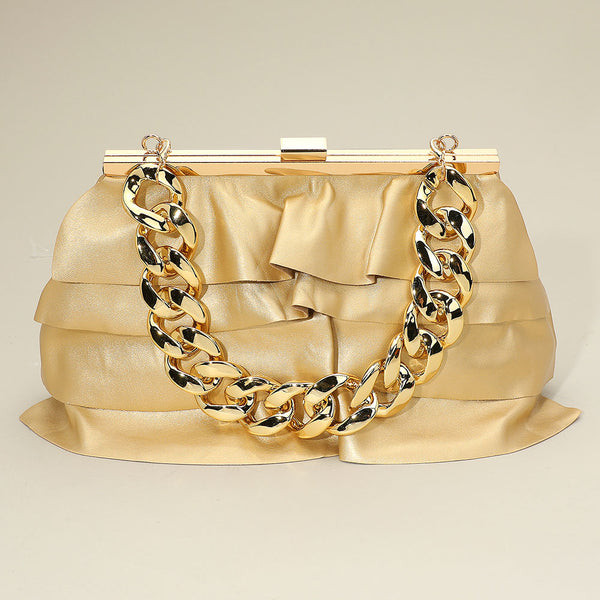 Women Crossbody Bag Clutch 8310 Gold