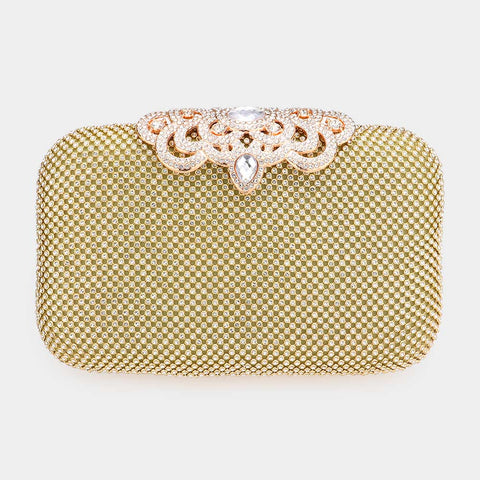 Women Crossbody Bag Clutch 9207 Gold