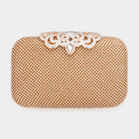 Women Crossbody Bag Clutch 9207 Peach