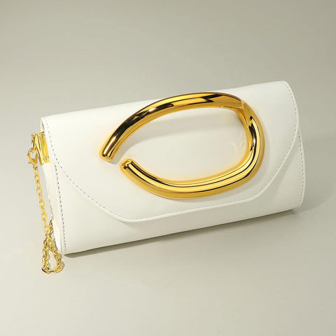 Women Evening Clutch Bag 3230 White