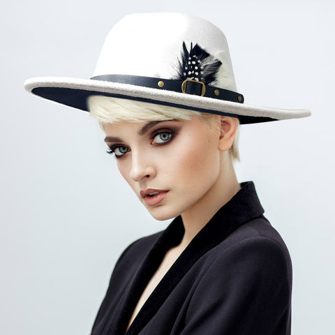 Women Fashion Fedora Hat H109