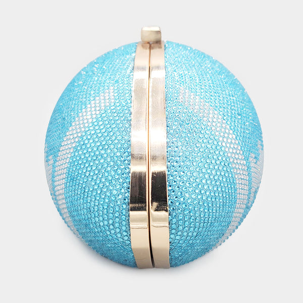 Women Football Evening Clutch 10105 Blue