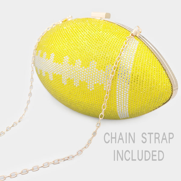 Women Football Evening Clutch 10105 Blue