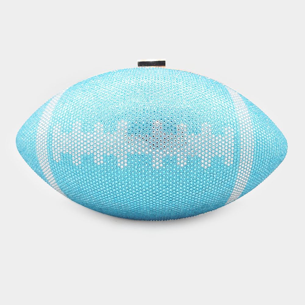 Women Football Evening Clutch 10105 Blue