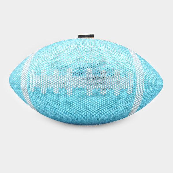 Women Football Evening Clutch 10105 Blue