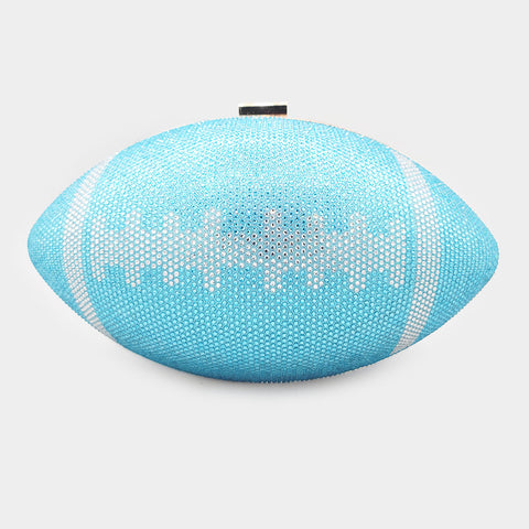 Women Football Evening Clutch 10105 Blue