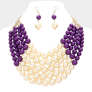 Women Jewelry Set-BDF-0175 Purple