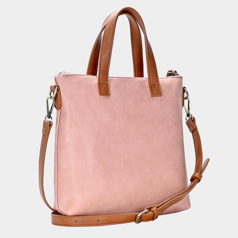 Women Leather Tote FSB46333-Pink