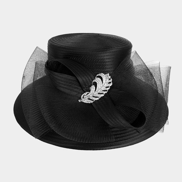 Women Church Hat 2713 Black