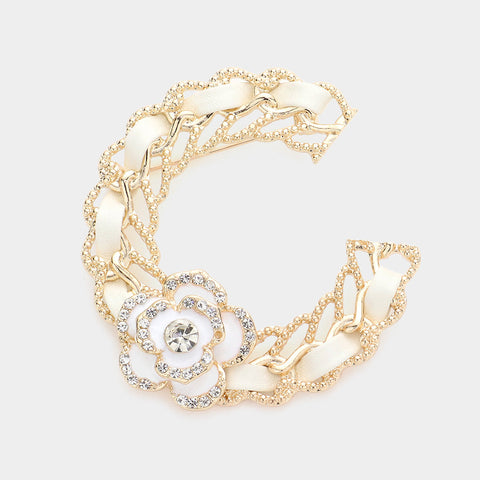 Women's Brooch 1015 White