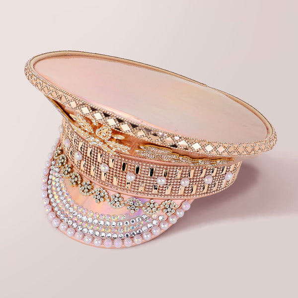 Women's Captain Hat H0688 Rose Gold