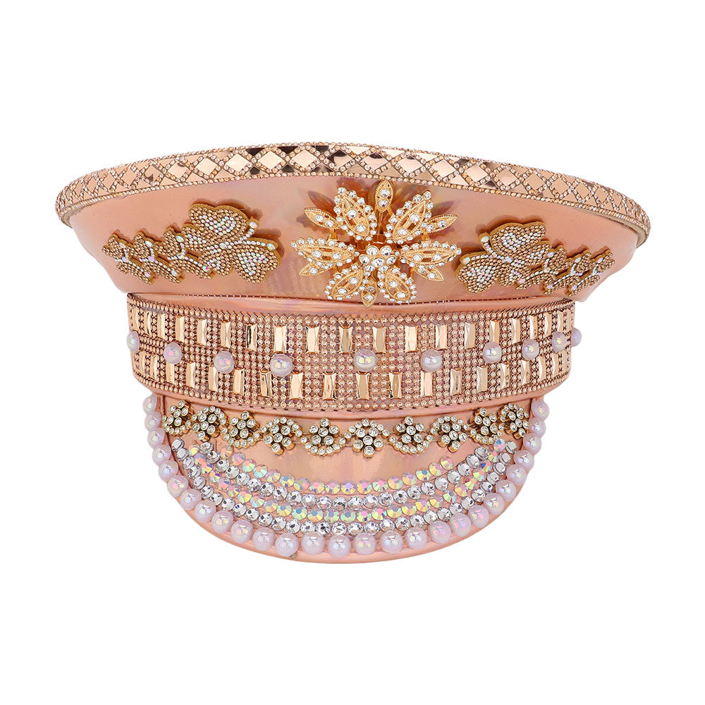 Women's Captain Hat H0688 Rose Gold