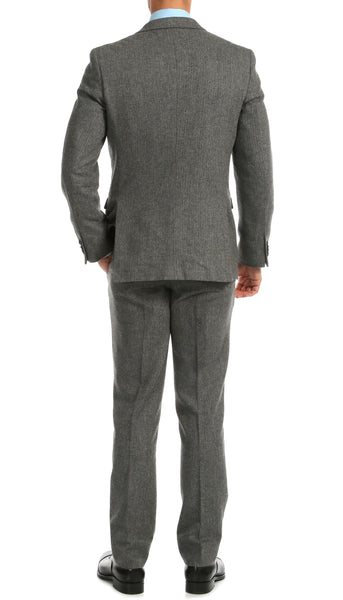 Men's 3pc Suits-York Grey