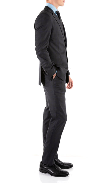 Men's Slim Fit Suit-GRY70181