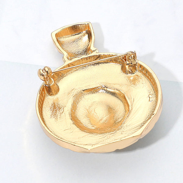 Women's Brooch 2208 Gold Black