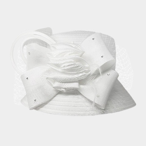 Women Church Hat- H18 White