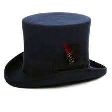 Men Top Hat-Navy