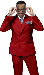 Men Ej Samuel Suit M2771 -Red