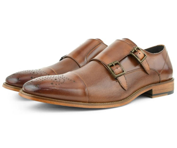 Men Dress Shoes-AG1101-Tan