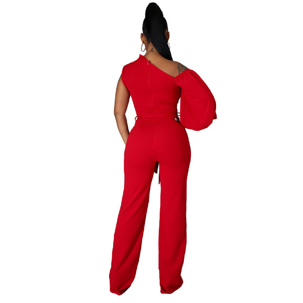 Women Pant Suit 30480 Red