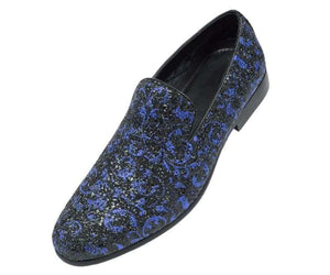 Navy blue slip on dress shoes clearance