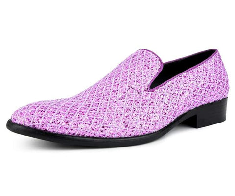 Men Slip on Dress Shoes Sarlo Lavender 058C