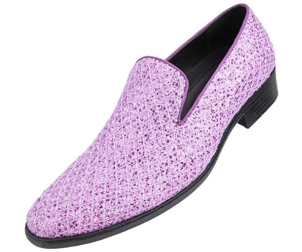 Men Slip on Dress Shoes Sarlo Lavender 058C