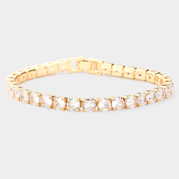 Diamond Tennis Evening Bracelet