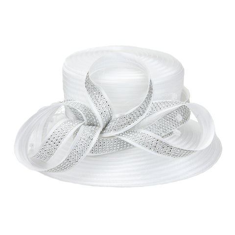 Women church hat 2167- white 