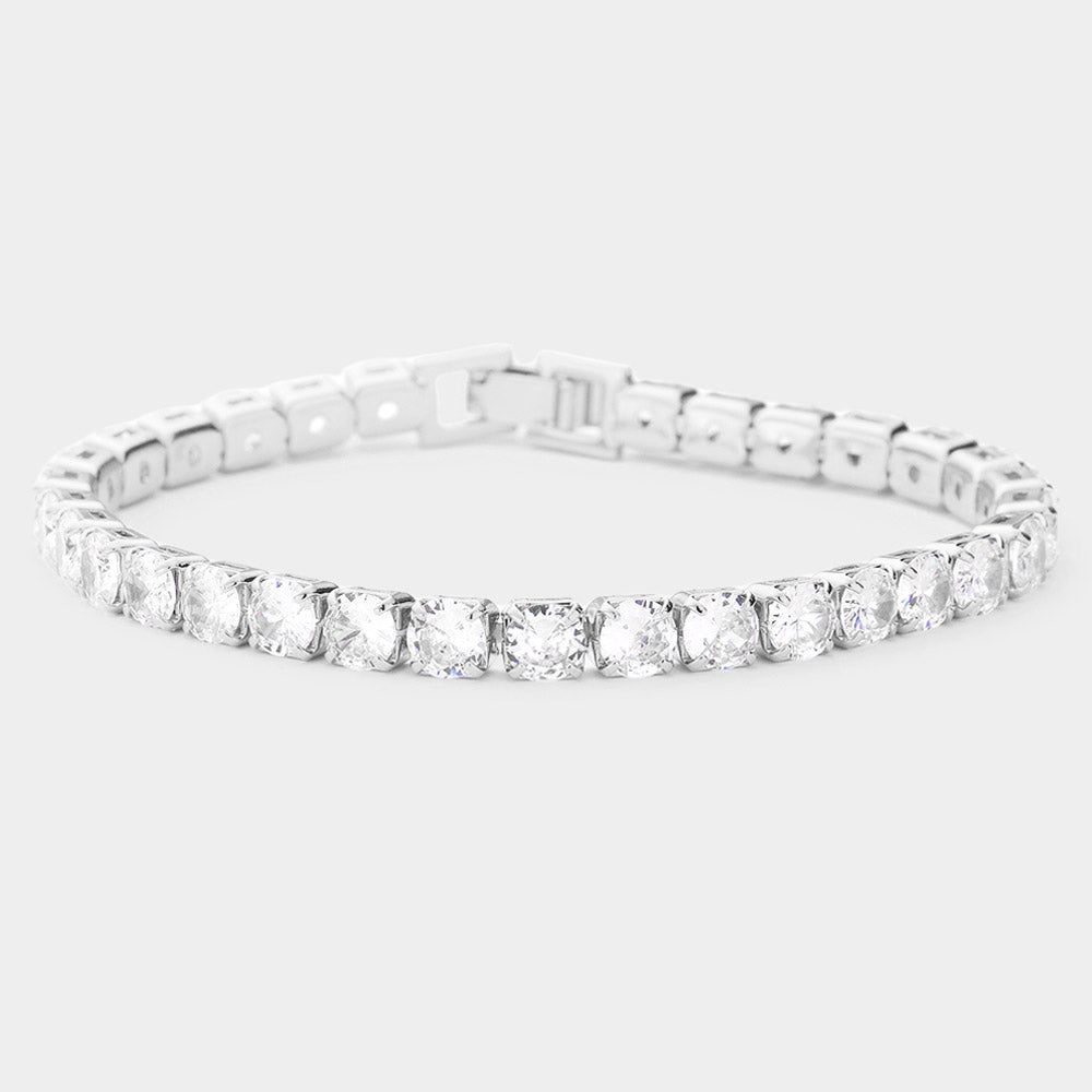 Diamond Tennis Evening Bracelet