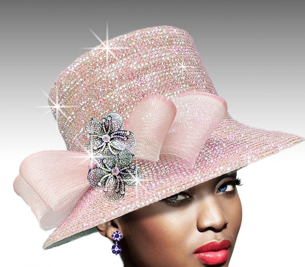 Women Fashion Church Hat 2937 Pink