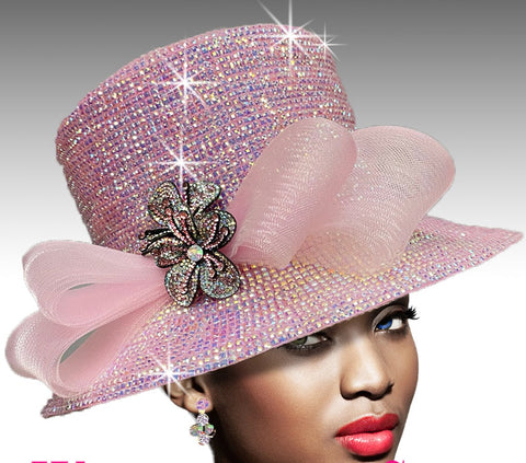 Women Fashion Church Hat 2937 Rose