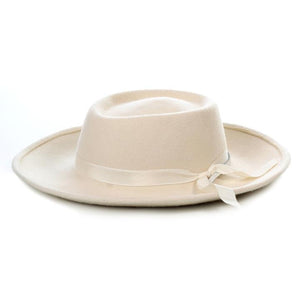 Men Fedora Earp Hat-Off White - Church Suits For Less