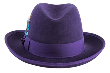 Men Godfather Hat- Purple