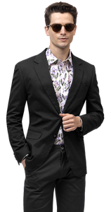 Men Fashion Blazer  CHJ01 - Black