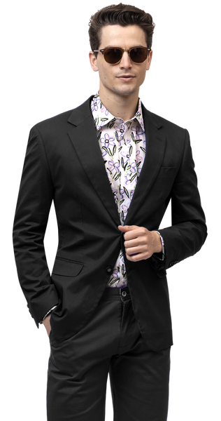 Men Fashion Blazer  CHJ01 - Black